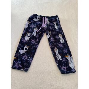 Disney Frozen Olaf Fleece Pajama Pants Womens XL Cozy Lounge Sleepwear
